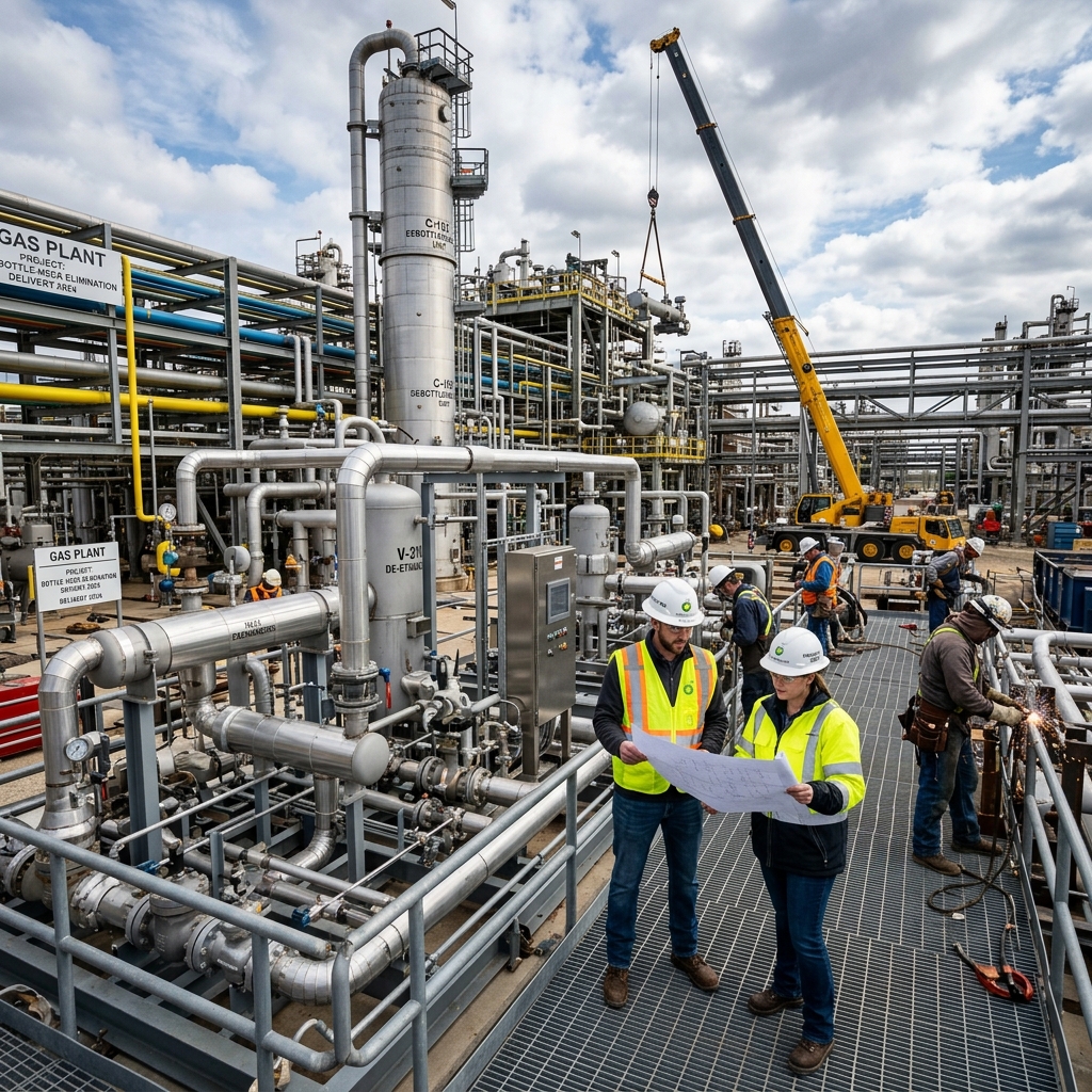 Gas plant debottlenecking design and delivery project