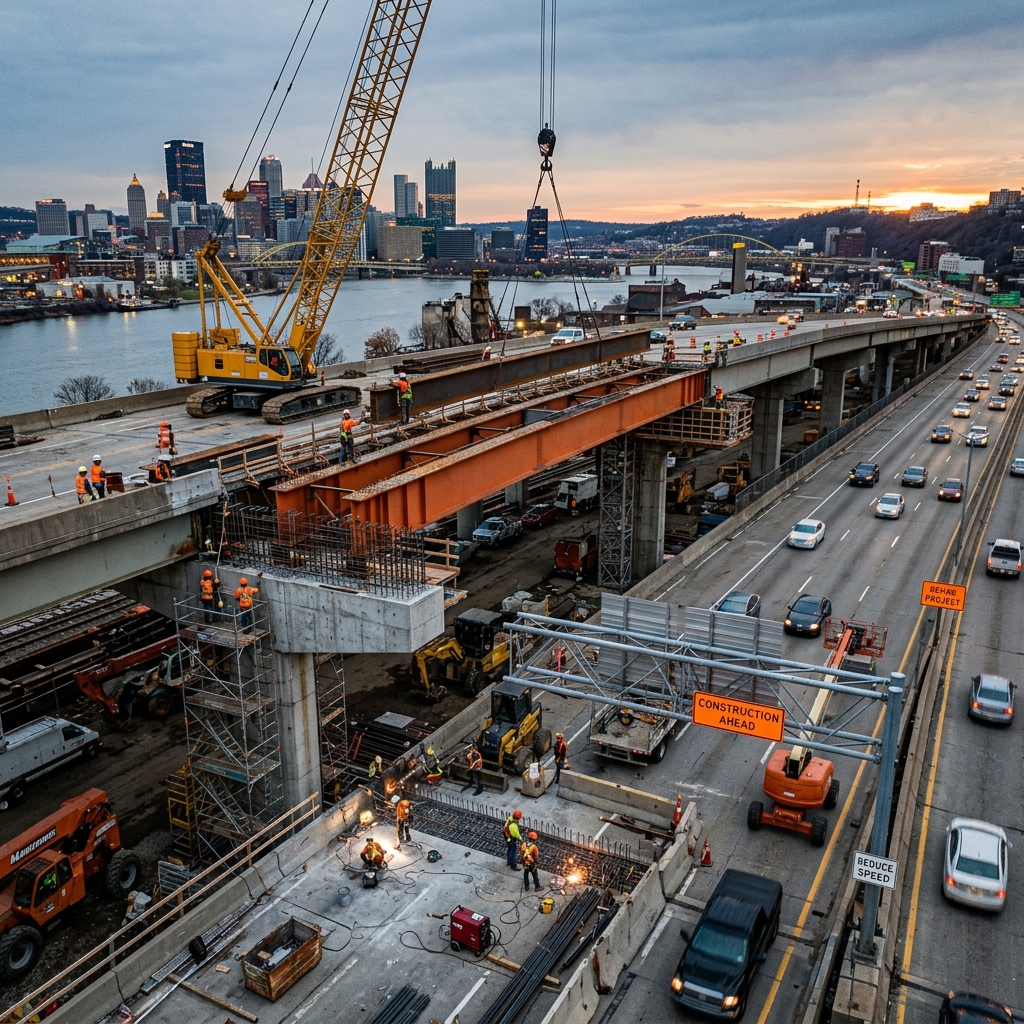Highway and bridge rehabilitation infrastructure project